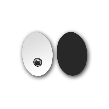 Косметические кнопочные электроды 29x43 мм (пара)